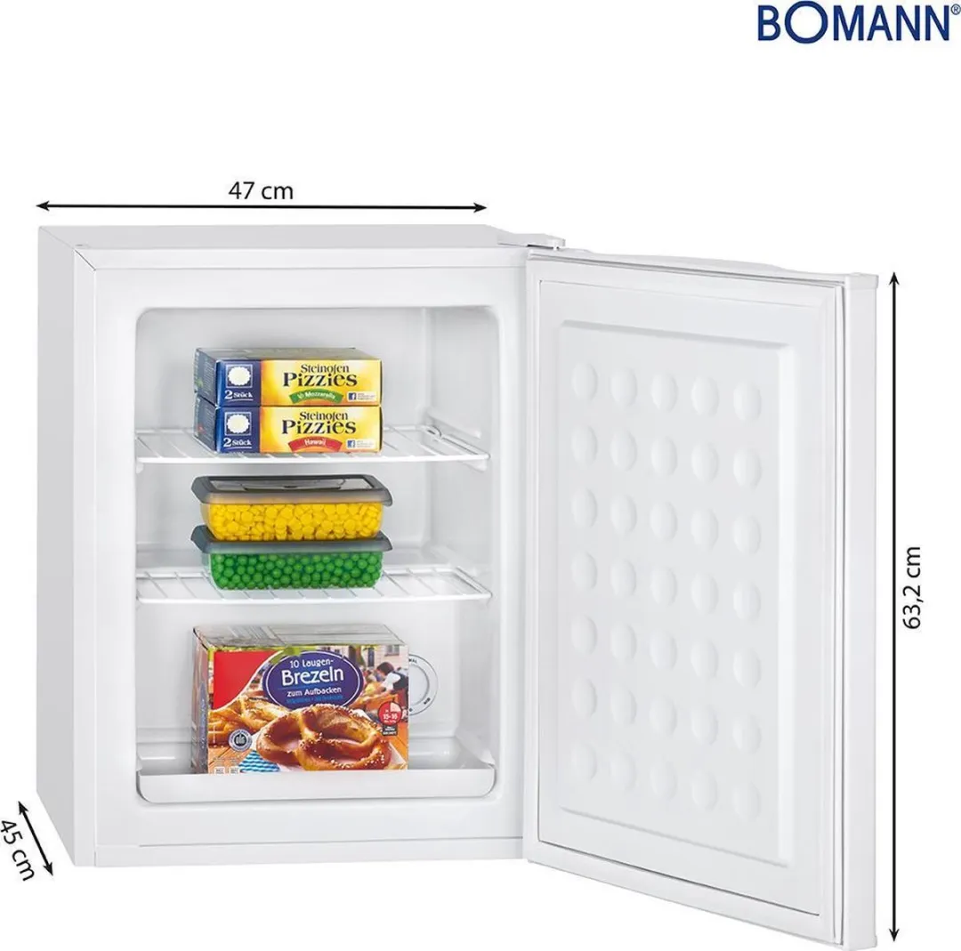 Bomann GB 7236 Mini Vriezer 42L - Wit