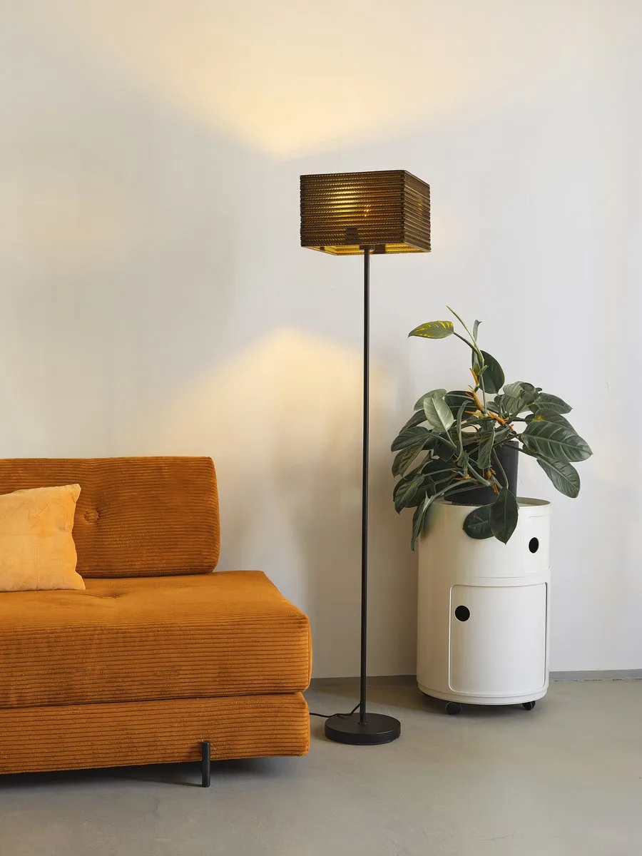 Osram Decor Cardboard Vloerlamp E27 - Bruin - 1600mm