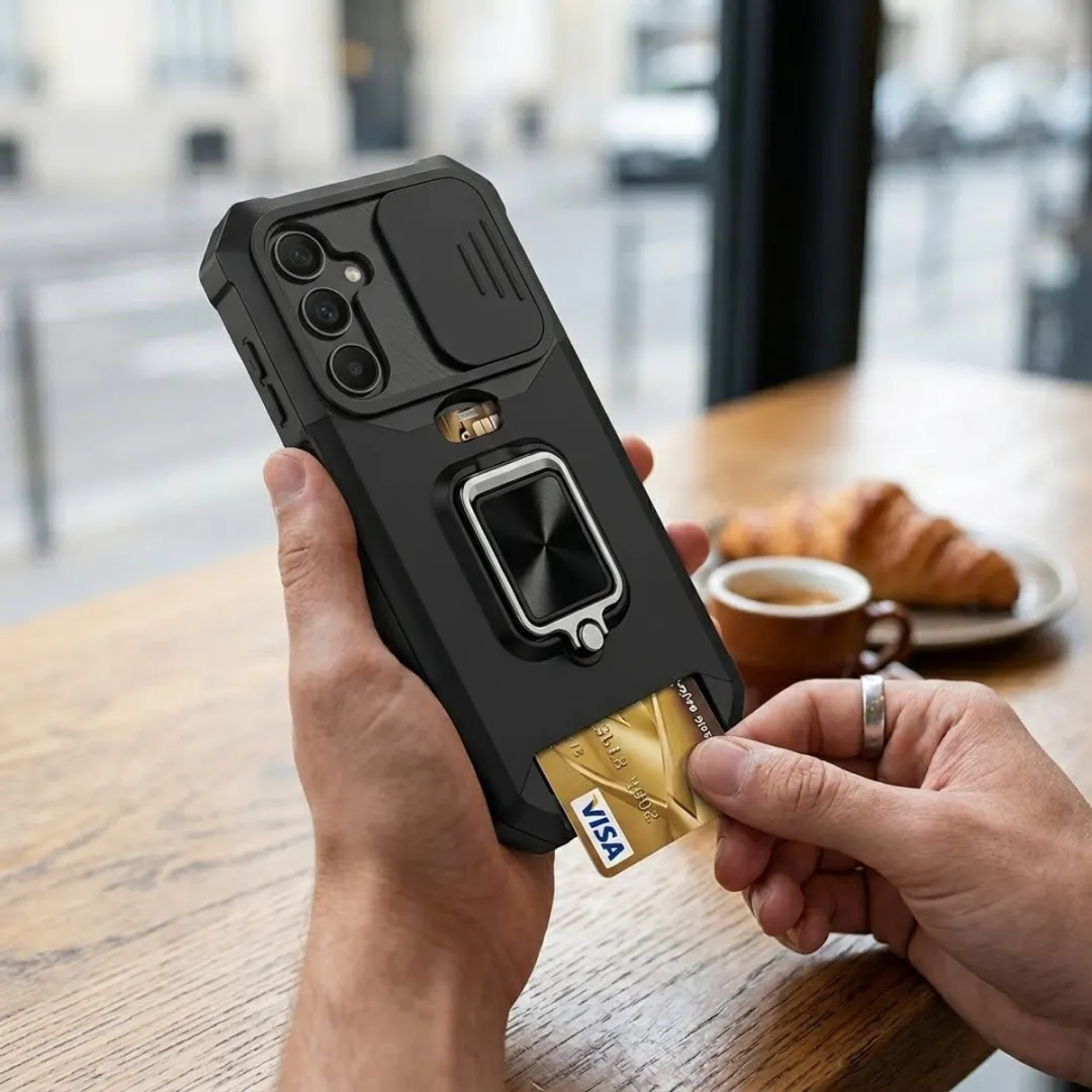 NUVEX Telefoonhoesje Samsung Galaxy A16 - Zwart - Schokbestendig
