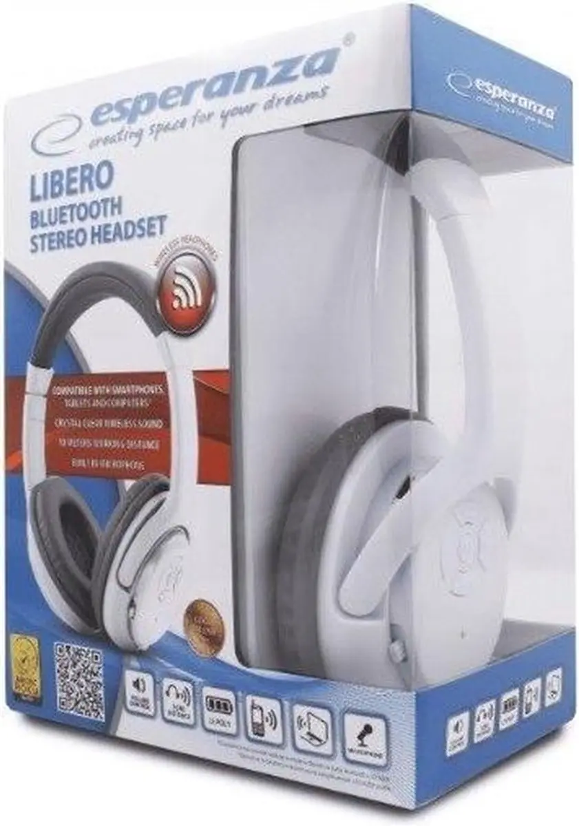 Esperanza Libero EH163W Draadloze Hoofdtelefoon - afbeelding 2 van 3