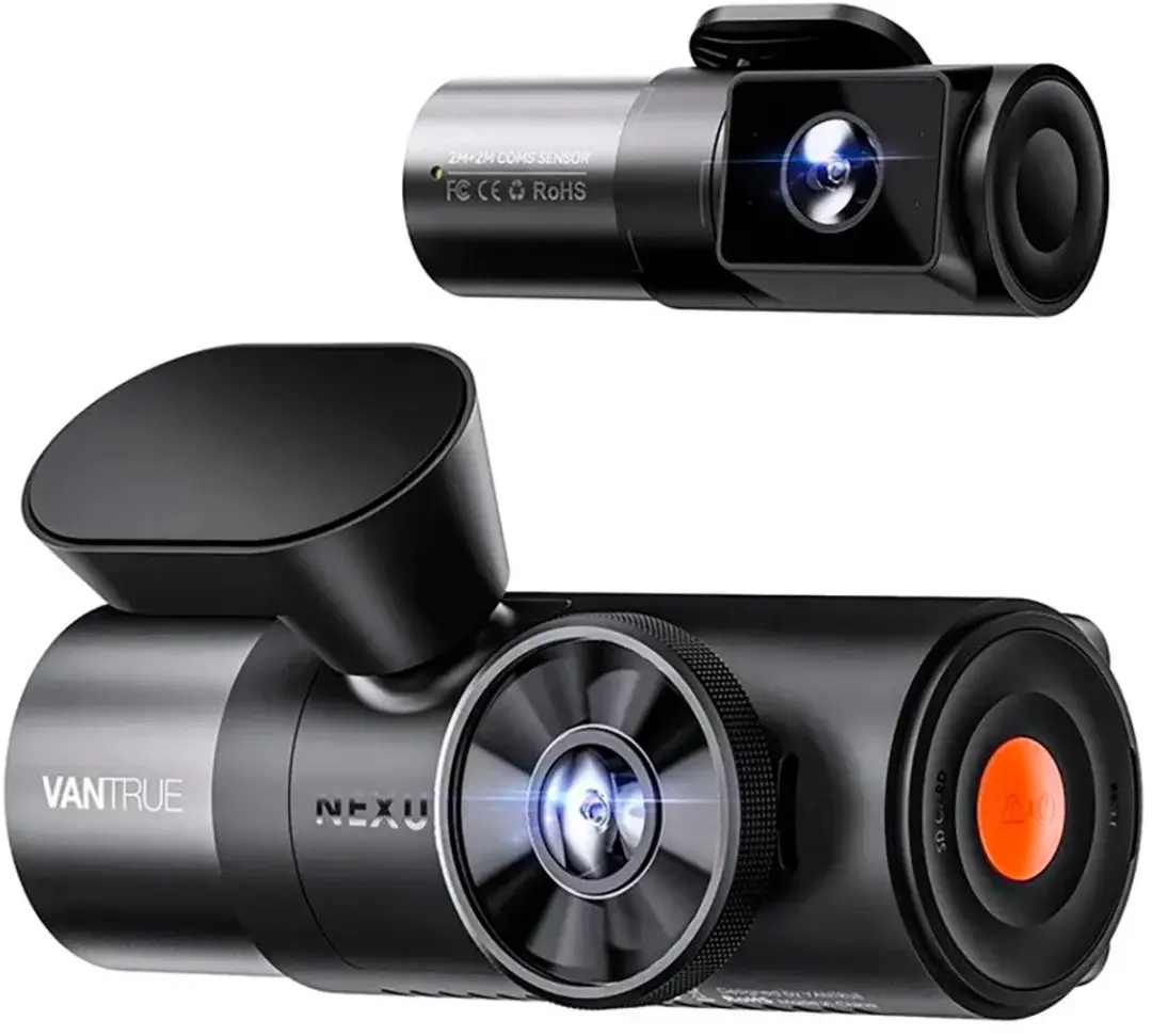 Vantrue N5 Nexus 5 Dashcam - 4-Kanaals 360° - Zwart - afbeelding 2 van 4