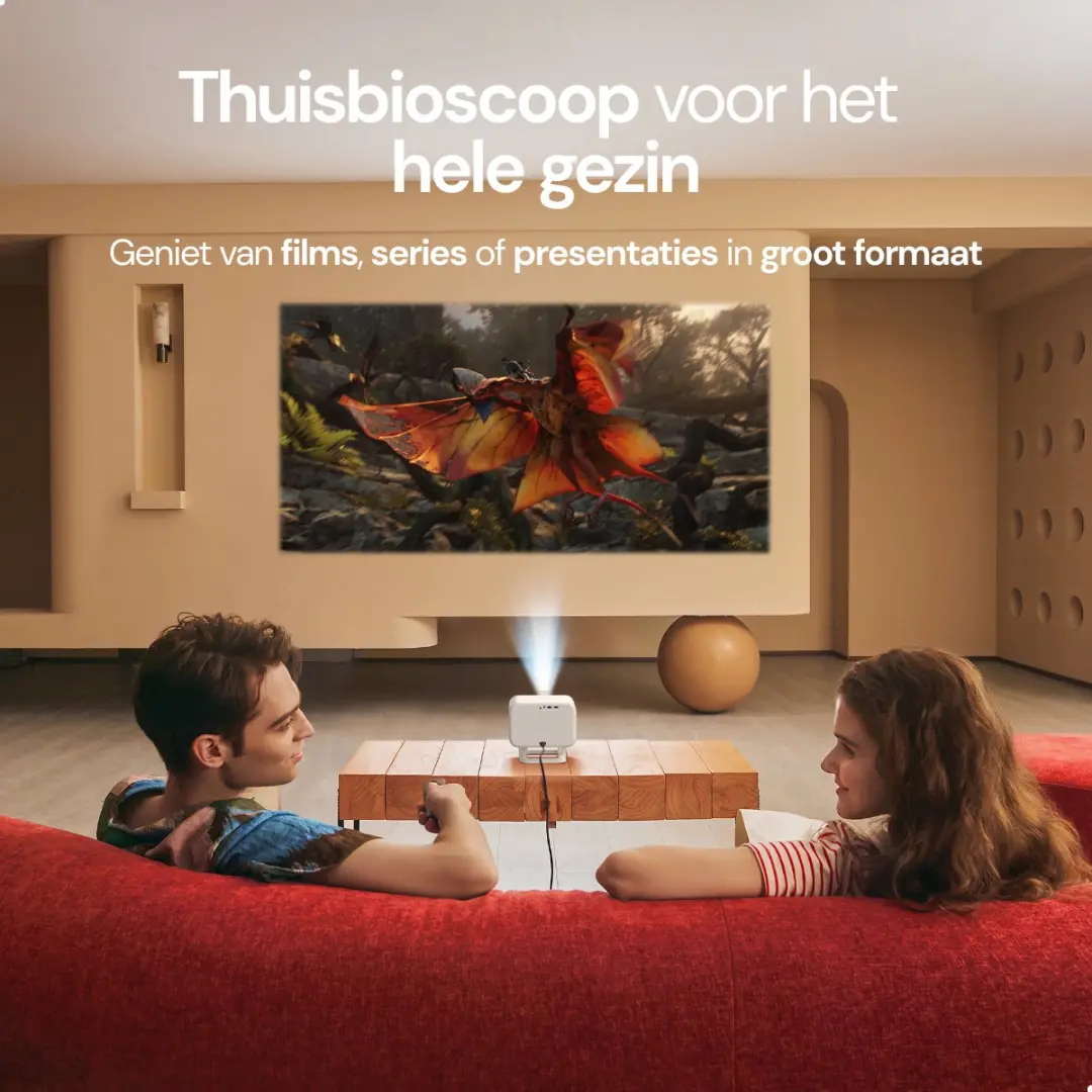 Yaber L2 Plus Beamer - Full HD 1080P - Smart Beamer - afbeelding 3 van 6