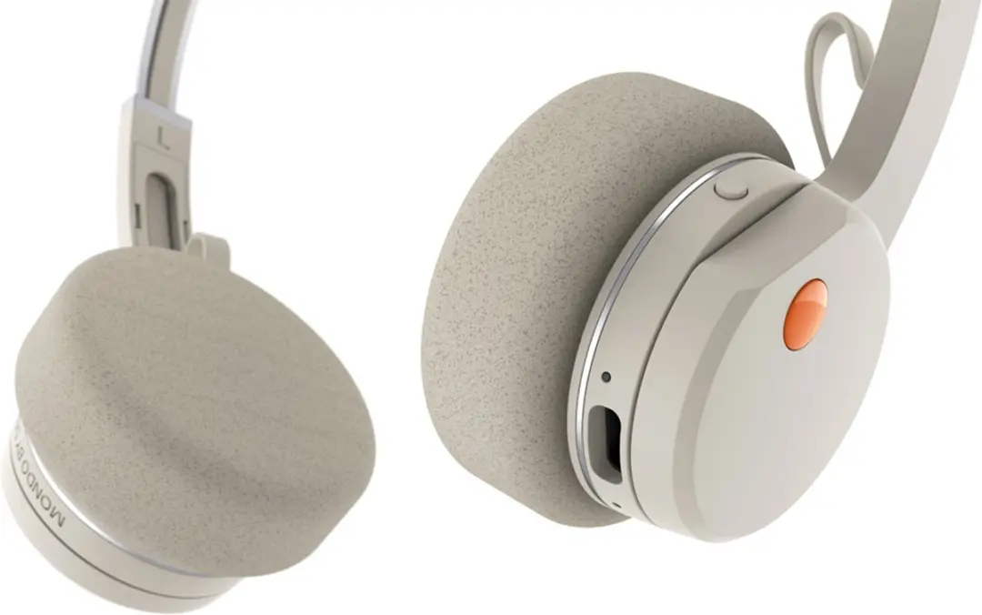 Mondo On-Ear Koptelefoon - Bluetooth 5.3 - Grijs Beige - afbeelding 2 van 6