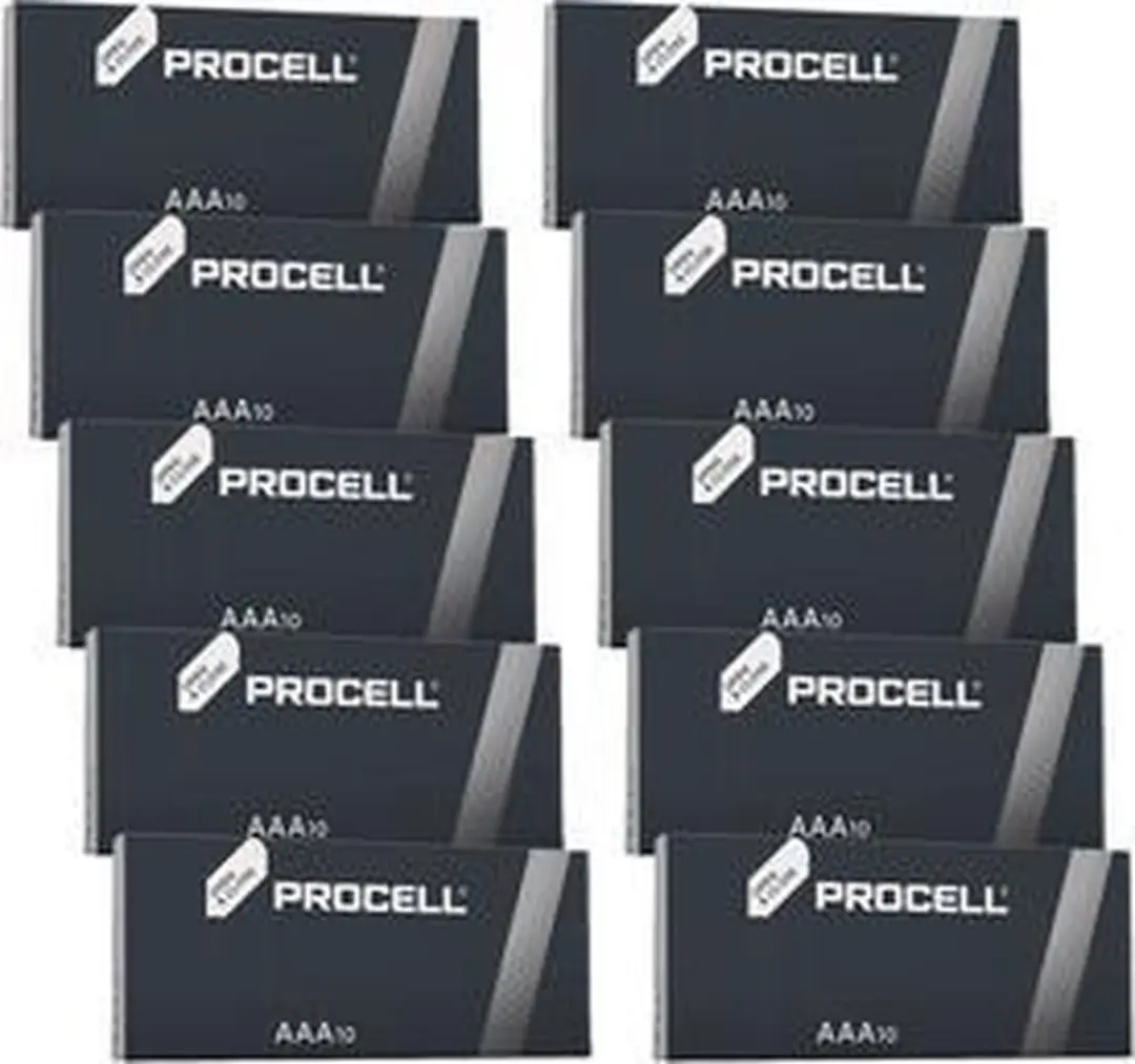 100 x Procell Industrial Alkaline AAA/LR3