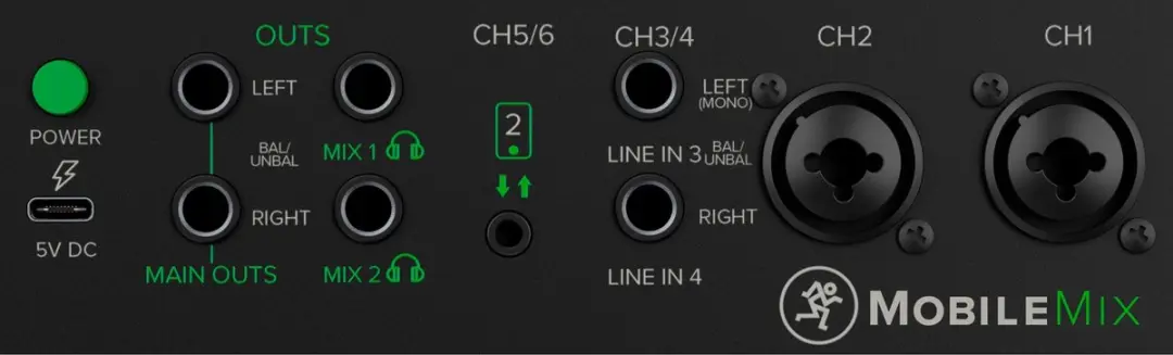 Mackie MobileMix PAH0023715-000 Analoge Mixer - Zwart - afbeelding 3 van 6