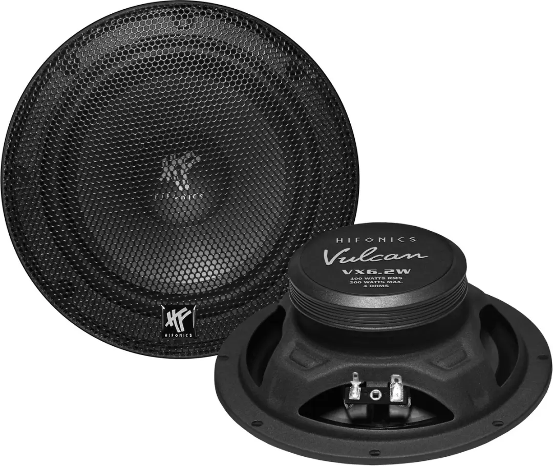 Hifonics VX-6.2W Auto-subwoofer Chassis - 200W - 4Ω - Zwart - afbeelding 4 van 6