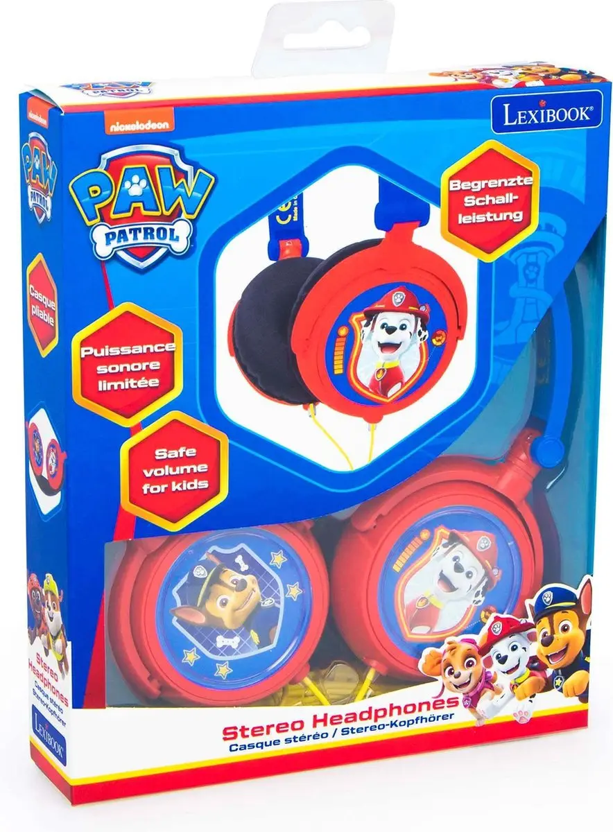 Lexibook Paw Patrol HP015PA Koptelefoon - Rood - afbeelding 4 van 6