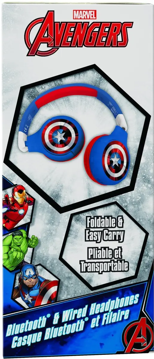 Lexibook Avengers HPBT010AV Koptelefoon - Blauw - afbeelding 4 van 6