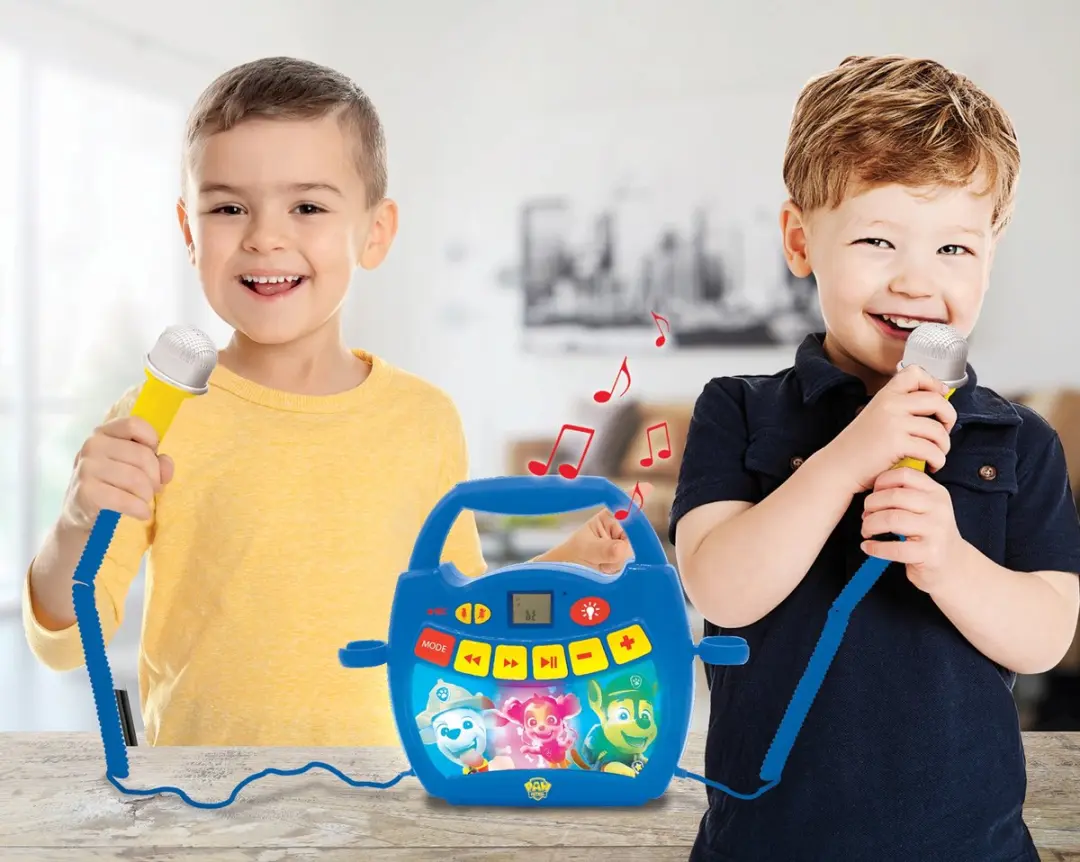 Paw Patrol Bluetooth luidspreker met microfoons en lichteffecten including 1GB memory (capacity 300 songs) - afbeelding 2 van 6