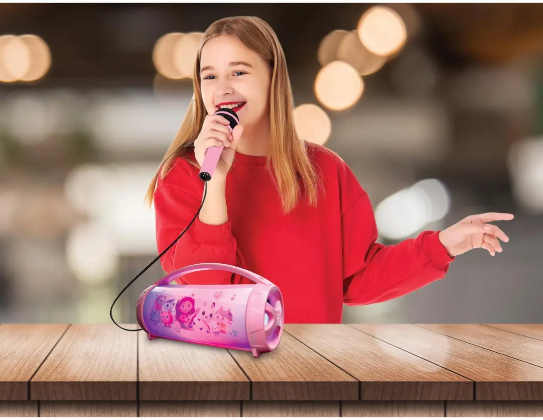 Lexibook Gabby's Dollhouse Bluetooth Lichtluidspreker BTP585GDHZ - Roze - afbeelding 6 van 6