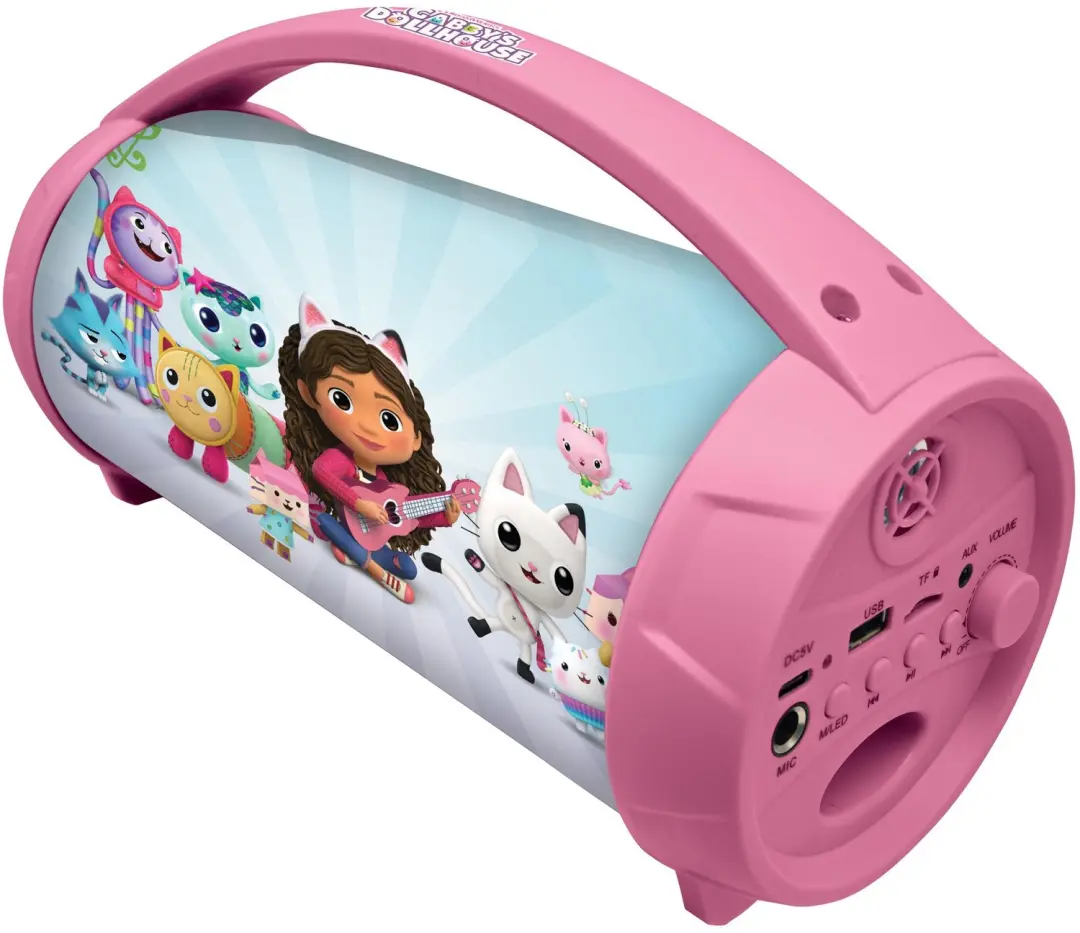 Lexibook Gabby's Dollhouse Bluetooth Lichtluidspreker BTP585GDHZ - Roze - afbeelding 3 van 6