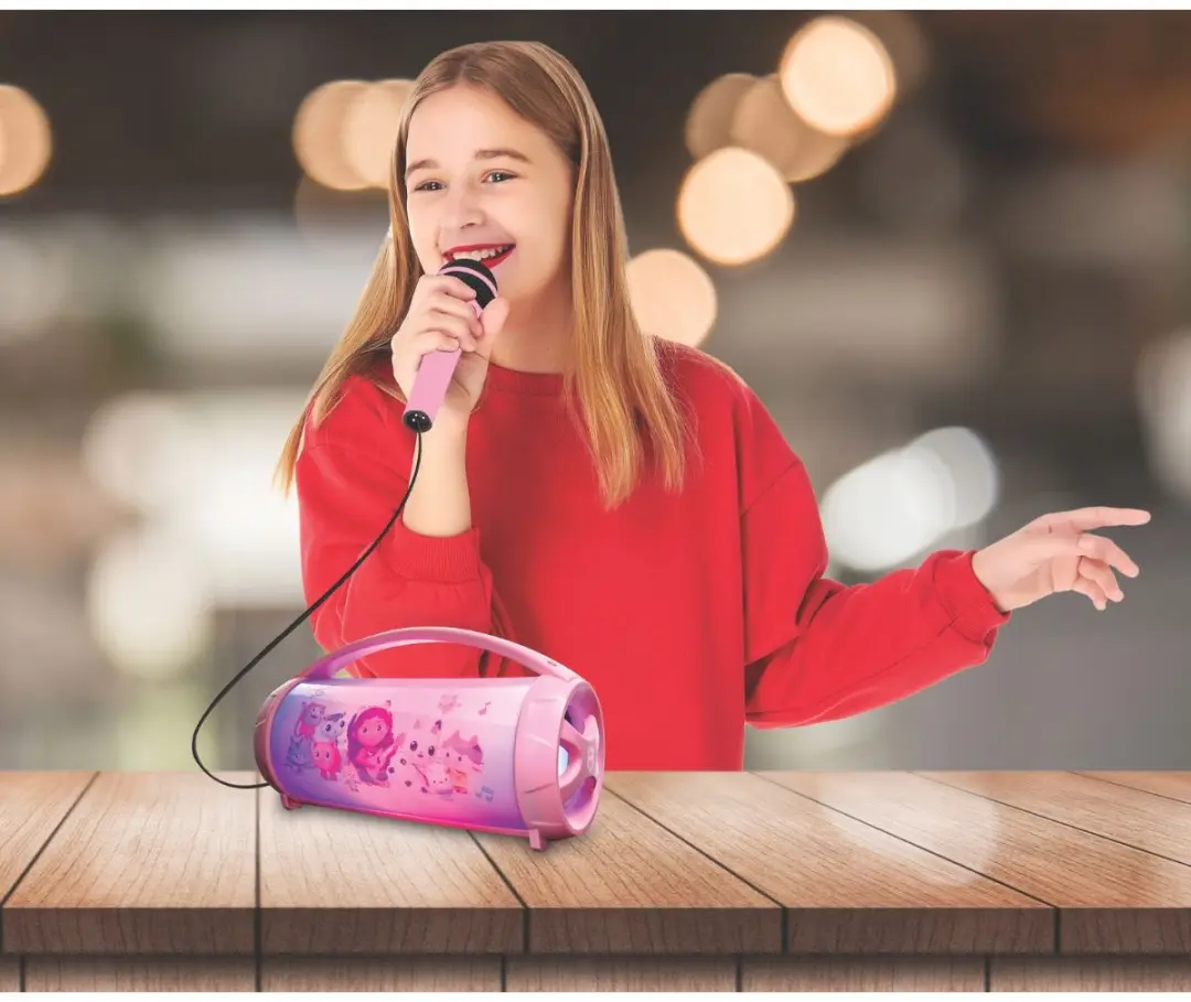 Lexibook Gabby's Dollhouse Bluetooth Lichtluidspreker BTP585GDHZ - Roze - afbeelding 2 van 6