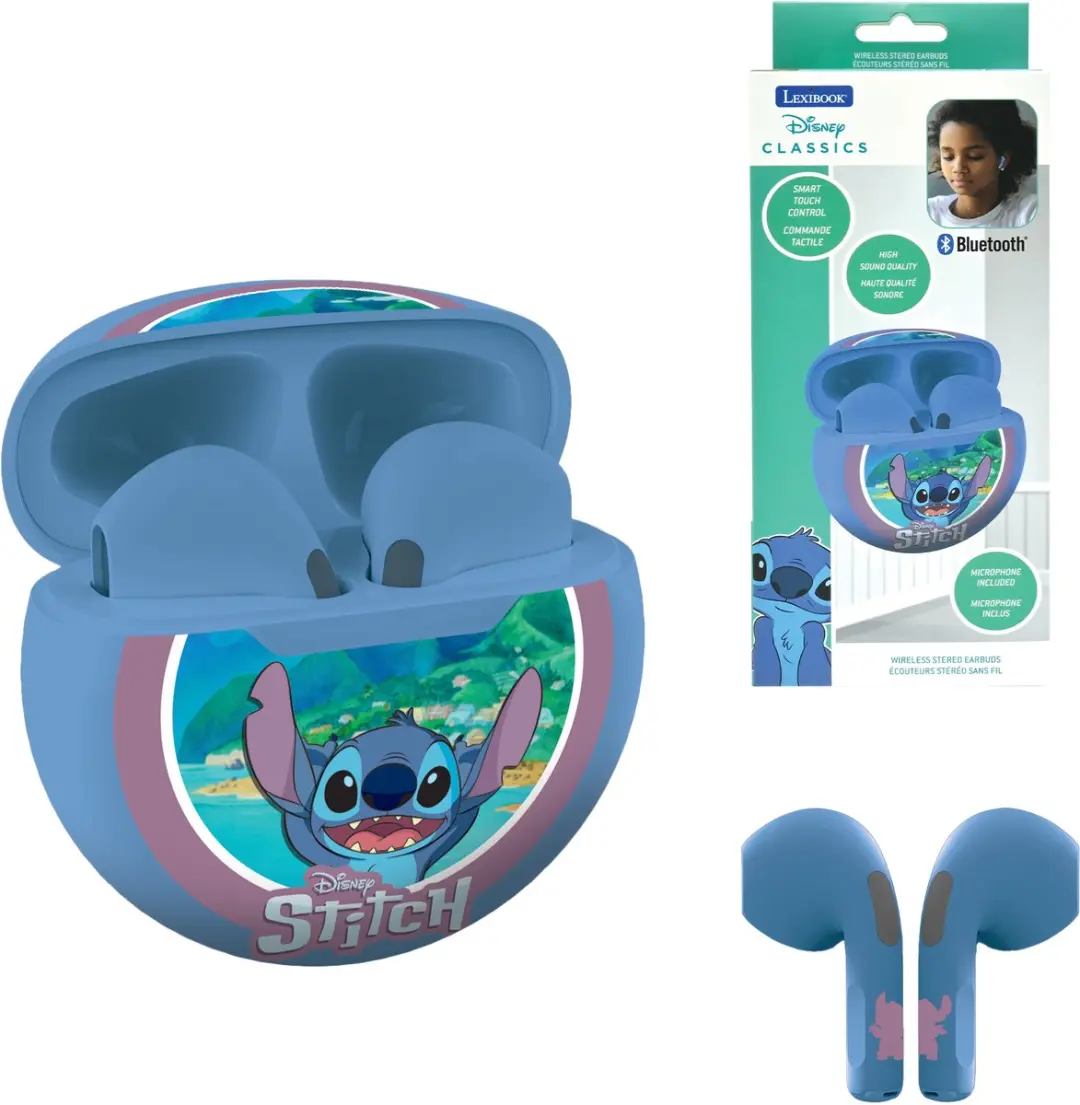 Lexibook Stitch HPBT05D Bluetooth Oordopjes - afbeelding 3 van 6