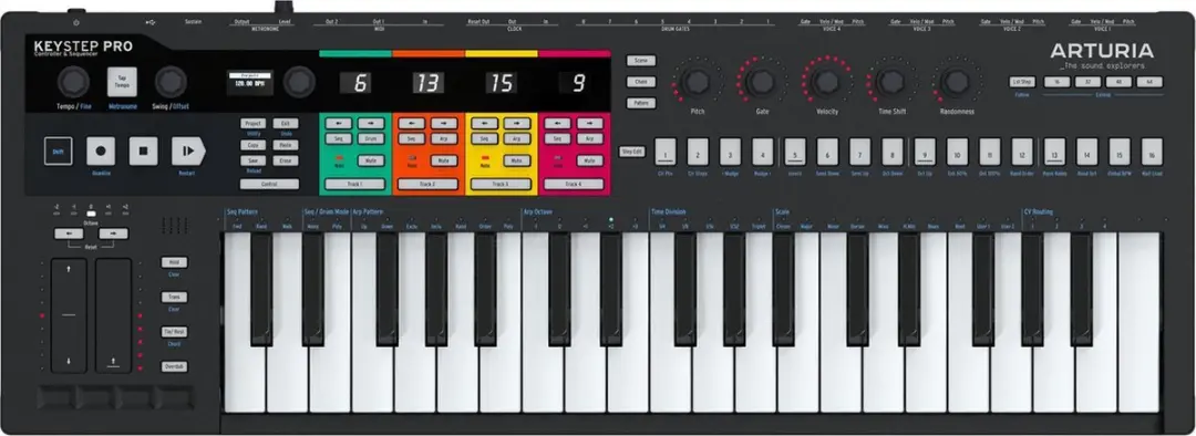 Arturia KeyStep Pro Black Edition MIDI Keyboard