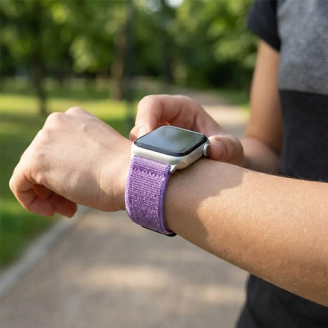 NuveX Smartwatch Band Paars - One Size - Apple Watch 38-42mm