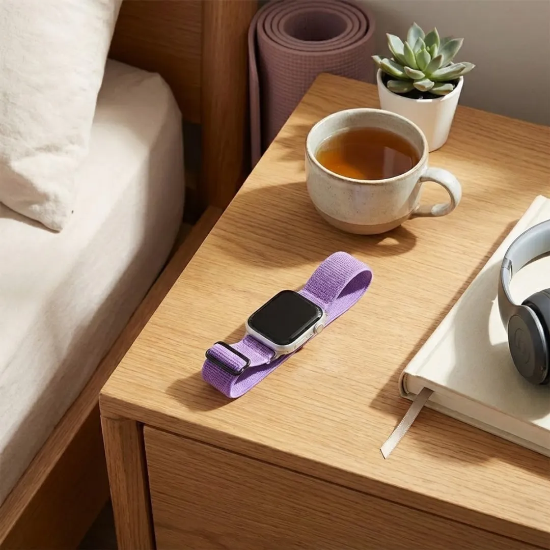 NuveX Smartwatch Band Paars - One Size - Apple Watch 38-42mm