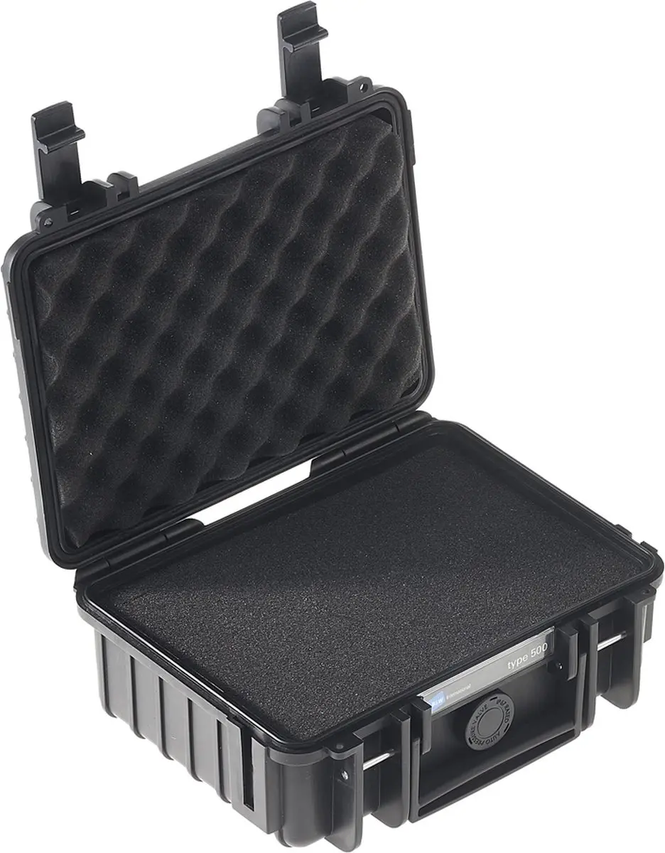 B & W International Typ 500 Outdoor-koffer 500/B/SI - Zwart - afbeelding 6 van 6