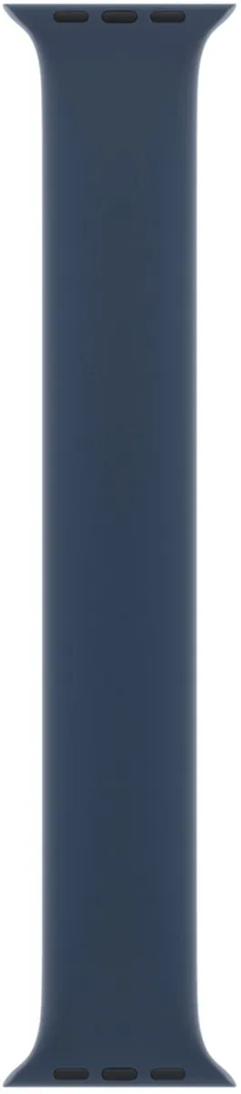 Apple Siliconen Solobandje Apple Watch - Abyss Blue