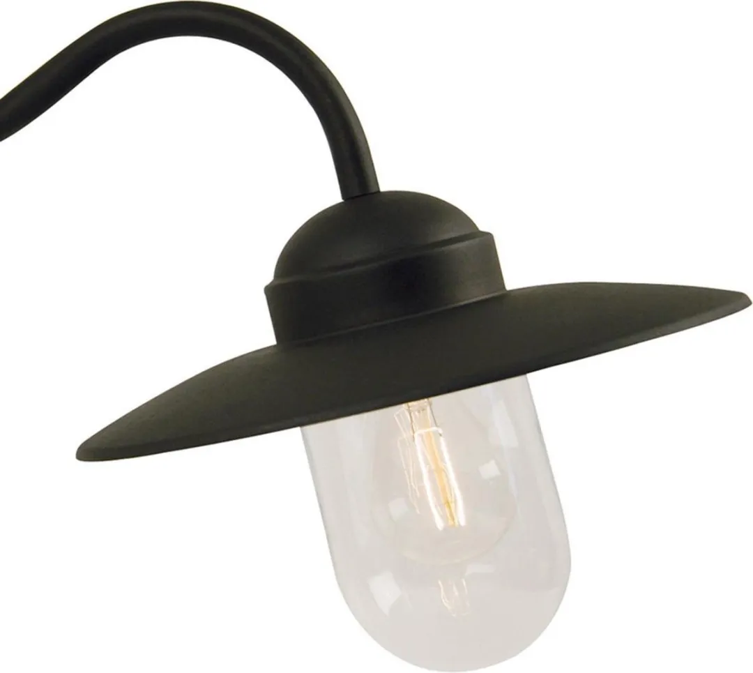 Nordlux Luxembourg Wandlamp E27 - Zwart