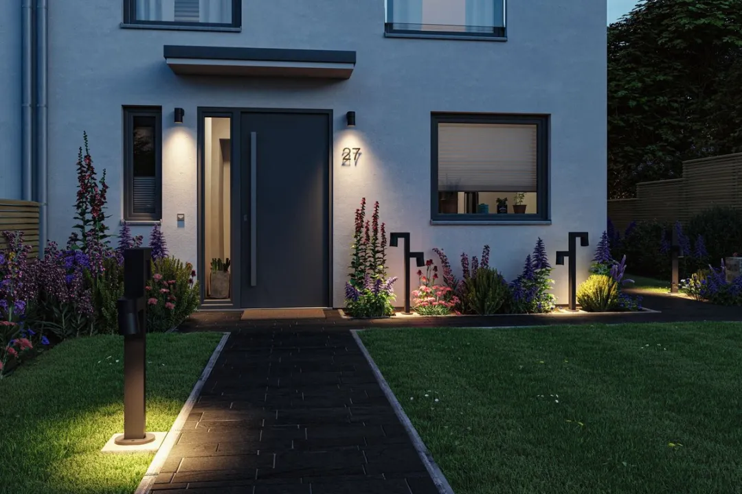 Paulmann Kimu LED Wandarmatuur 8W 3000K - Antraciet