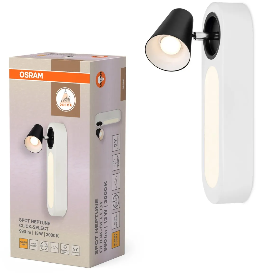 Osram Decor Spot Neptune 13W Warm Wit