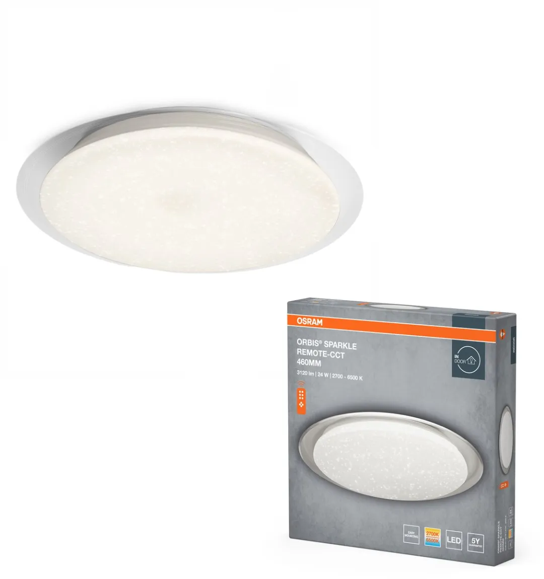 Osram Orbis Sparkle LED Plafondlamp 24W - 500mm - Wit