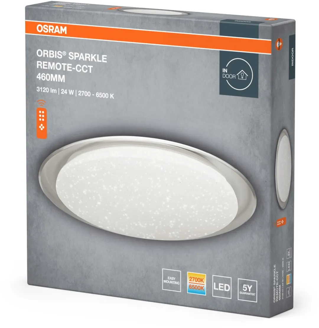 Osram Orbis Sparkle LED Plafondlamp 24W - 500mm - Wit
