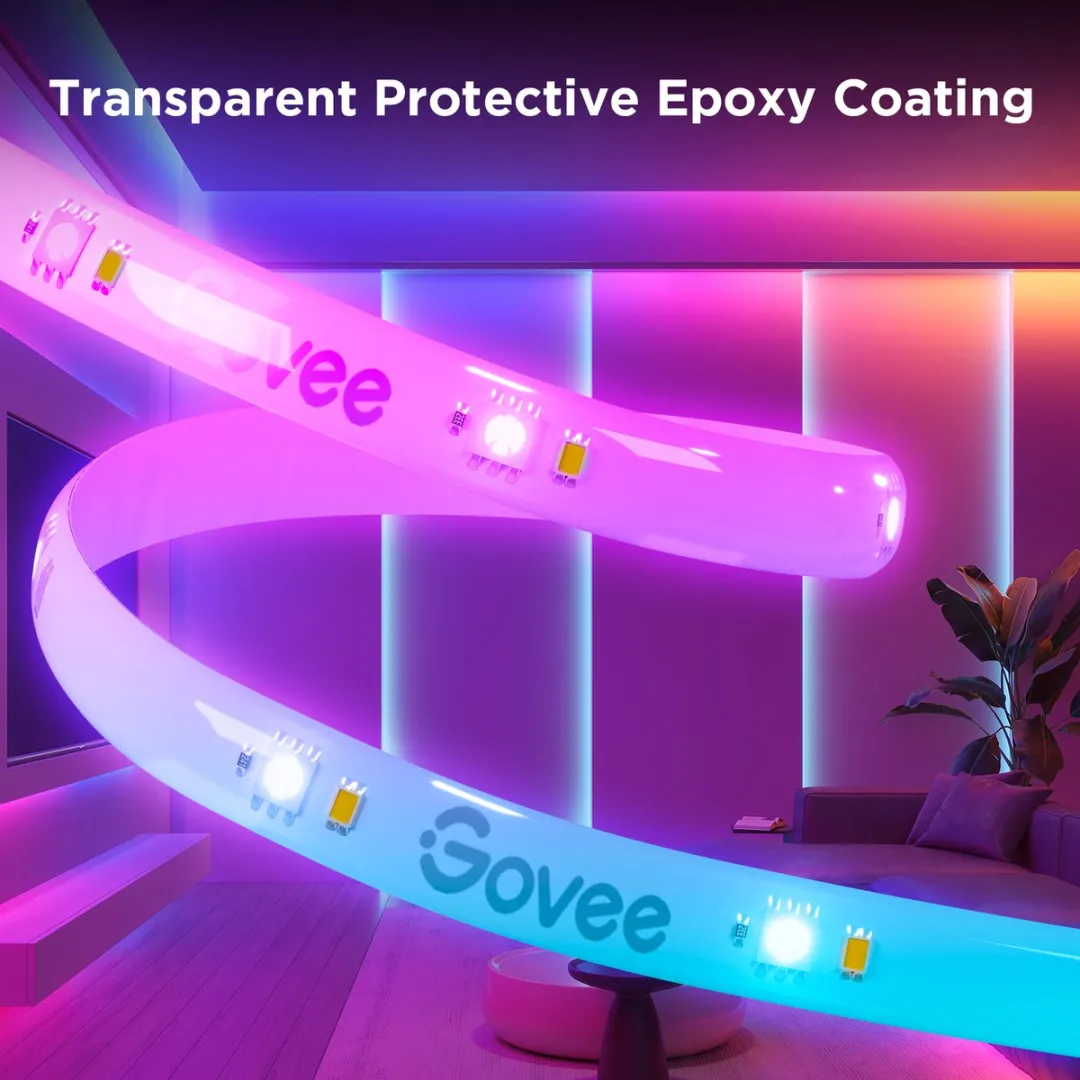 Govee RGBICW LED-strip 3m - Transparant