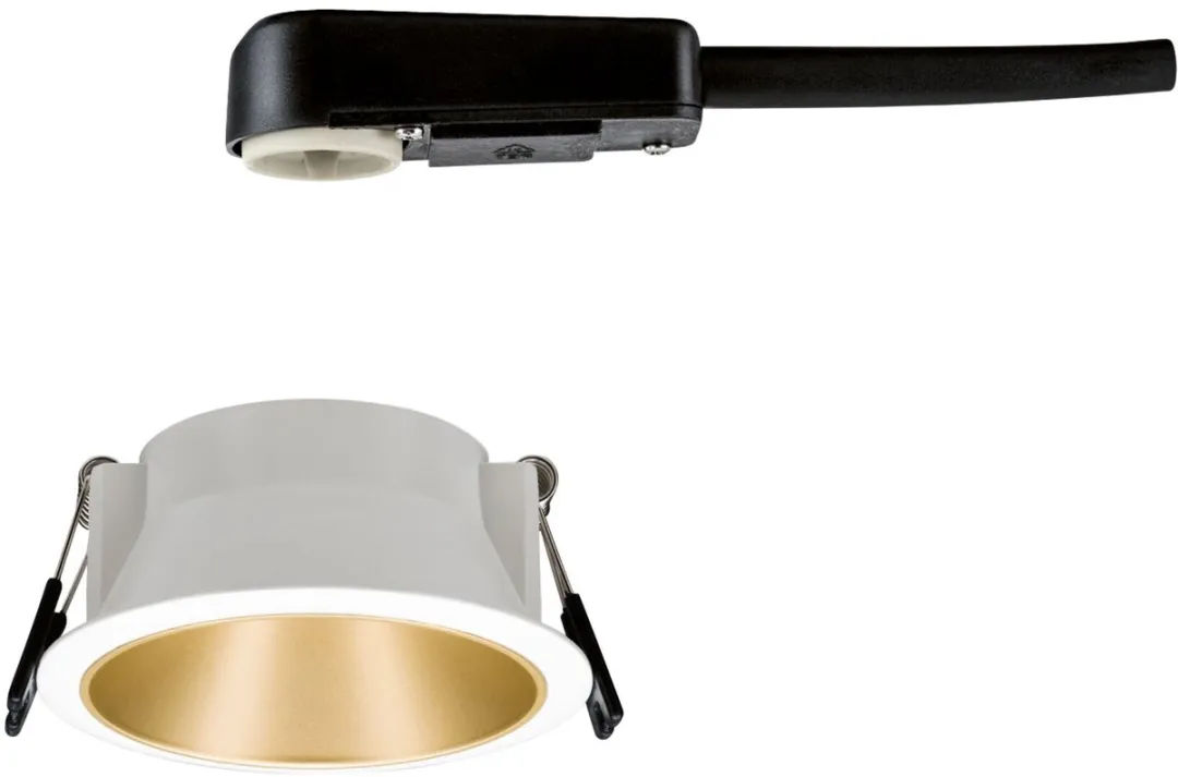 Paulmann Cole Inbouwlamp GU10 10W Wit/Goudmat - 88mm