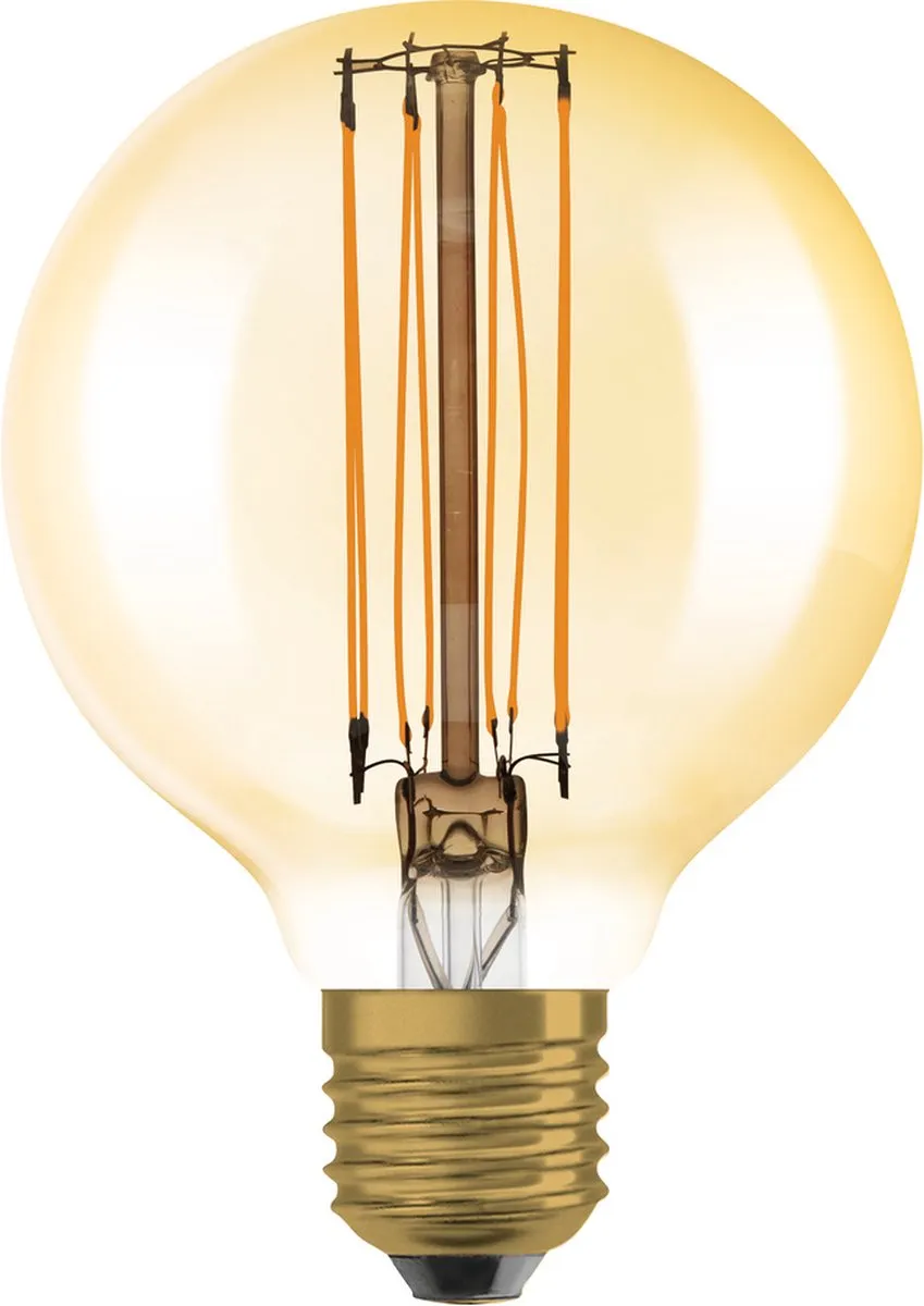 Osram E27 LED Globelamp 5.8W Goud 2200K - 4 Stuks