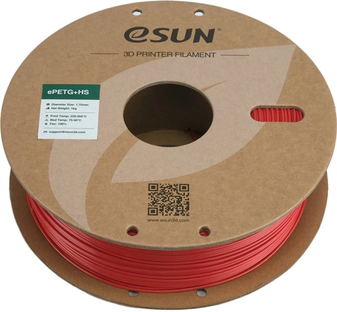 ESUN e-PETG+HS Brandweerwagenrood 3D Filament 1kg