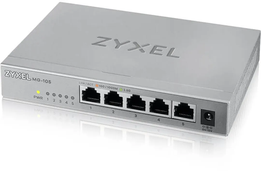 Zyxel XMG-105 2.5G Unmanaged Switch - Grijs