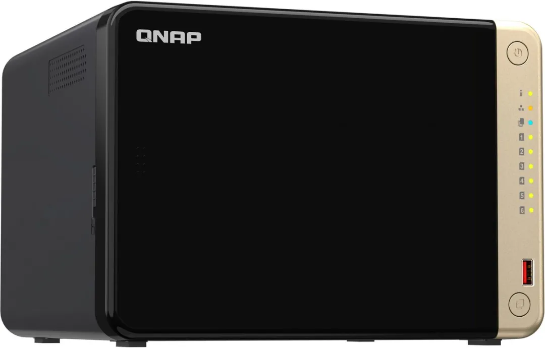 6-Bay QNAP TS-664-8G Intel® Celeron® - N5095 - Schwarz