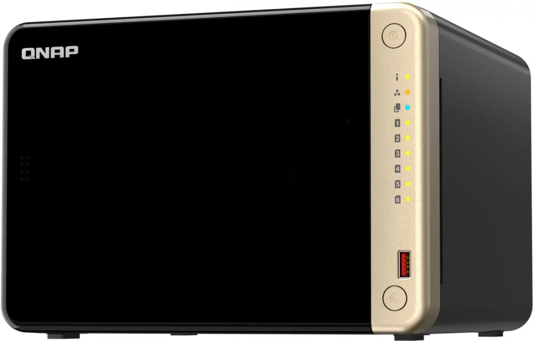 6-Bay QNAP TS-664-8G Intel® Celeron® - N5095 - Schwarz