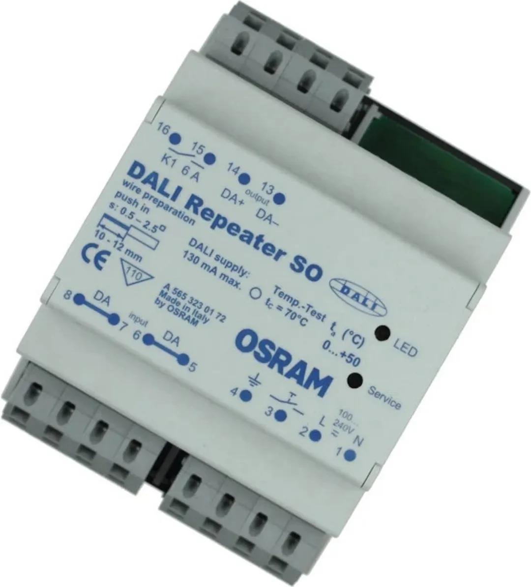 Osram DALI Repeater SO - Wit/Grijs/Zwart - afbeelding 2 van 2
