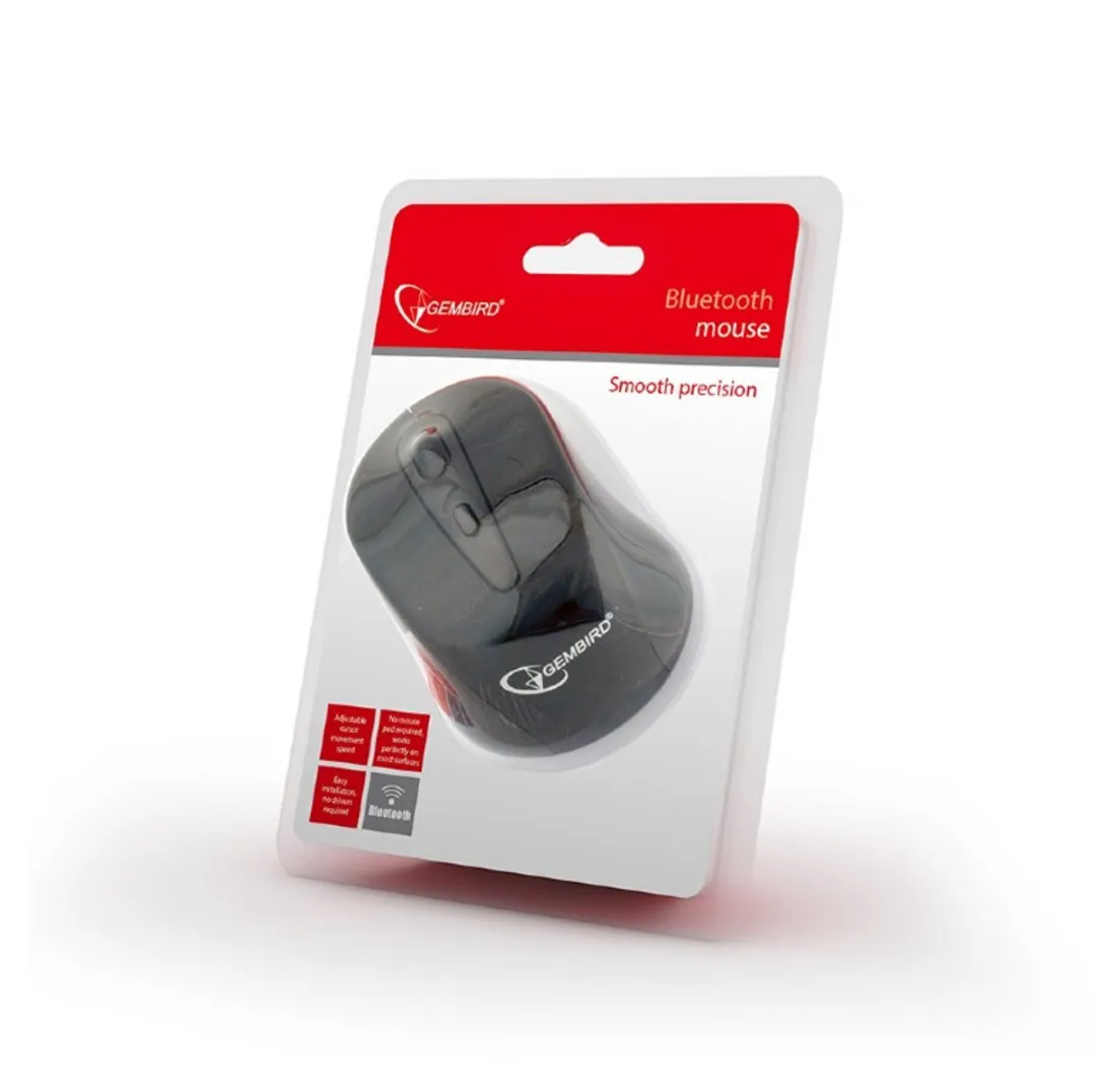 Gembird MUSWB2 Bluetooth Muis - Zwart