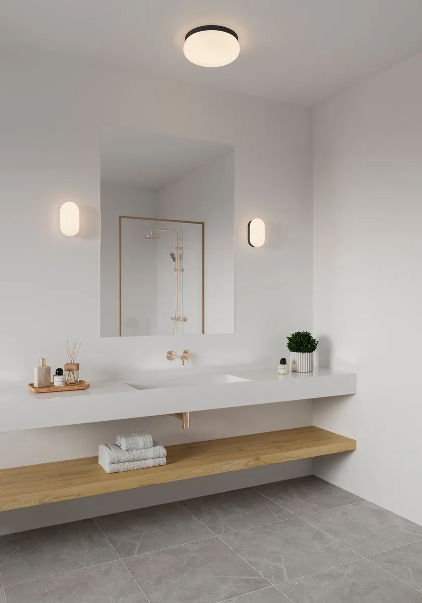 Nordlux Foam Wandlamp E27 IP44 - Zwart