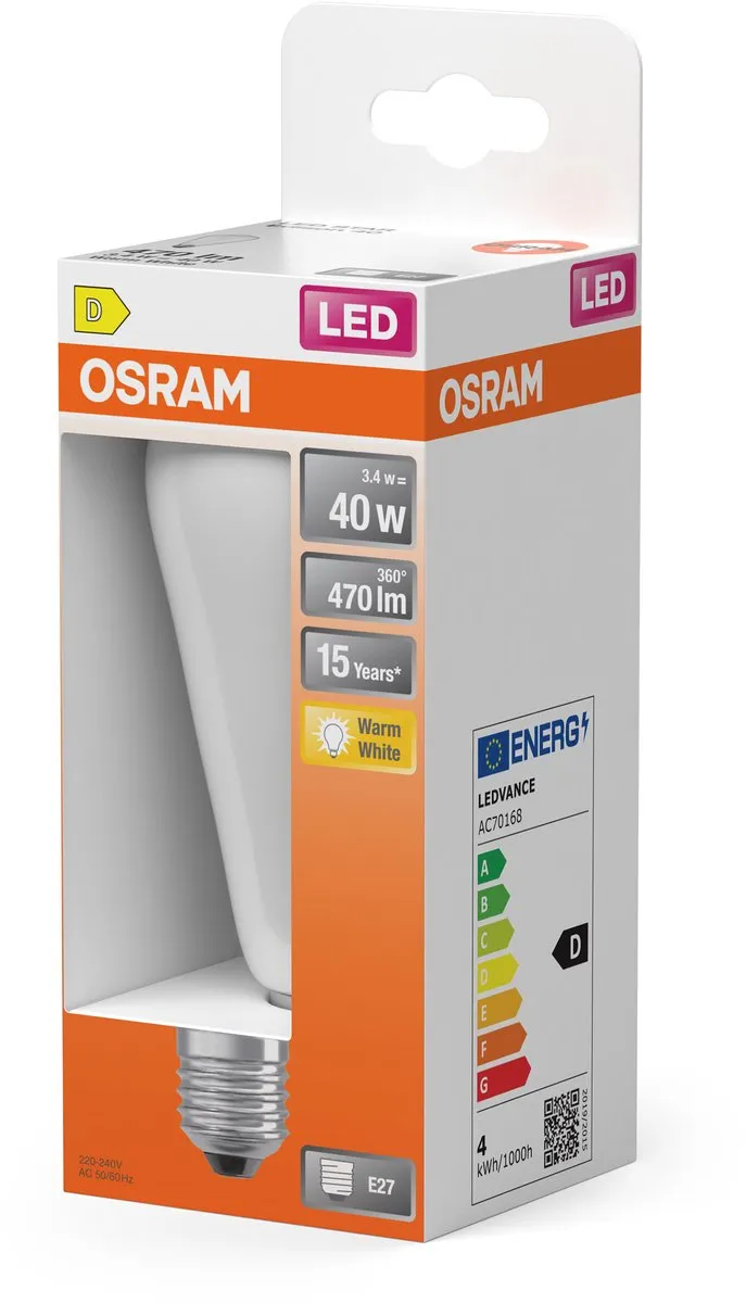 Osram LED-lamp Star Edison ST64 470lm - Mat - 2700K