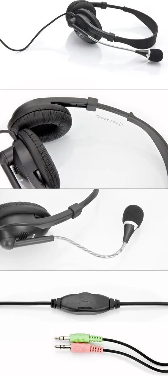 Esperanza Presto EH115 Hoofdtelefoon met Microfoon - Zwart - afbeelding 2 van 6