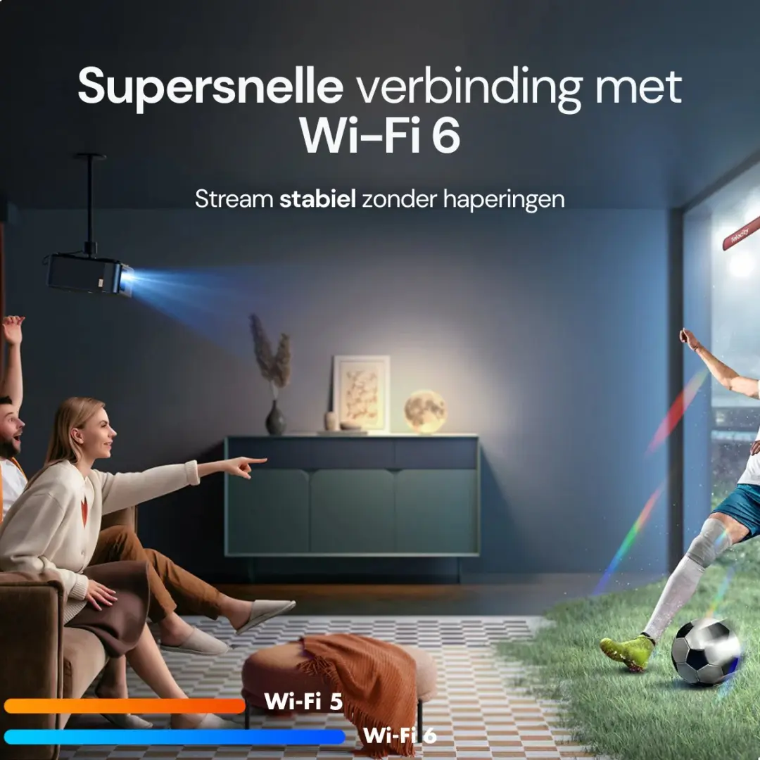 Yaber K2S Pro Smart Beamer - 800 ANSI Lumen - Full HD - afbeelding 6 van 6