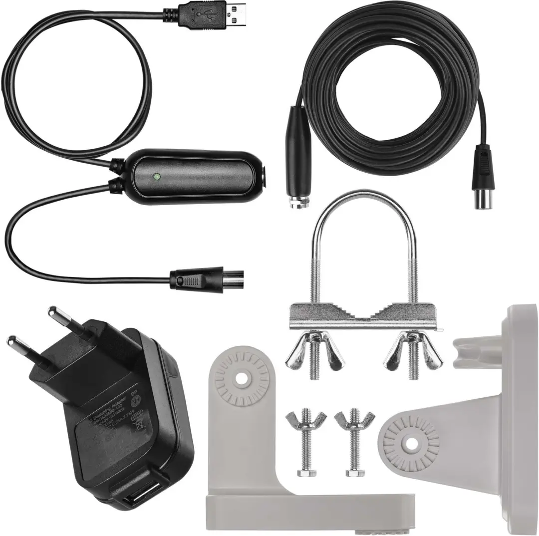 EMOS Village Moon-V900 Antenne - DVB-T2 - Grijs - afbeelding 4 van 6