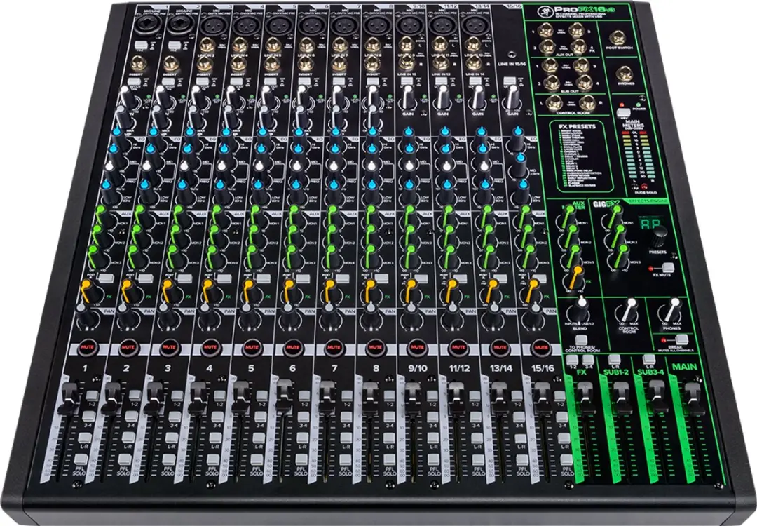 Mackie ProFX16v3 MA119528 FX-mixer - Zwart - afbeelding 3 van 5