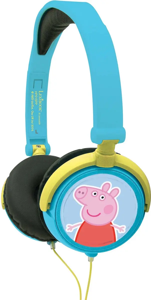 Peppa Pig Stereo Bedrade Opvouwbare Koptelefoon met veilige volumebeperking