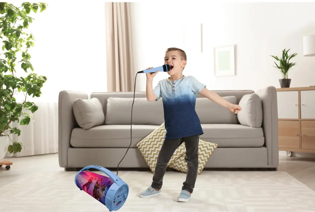 Lexibook Frozen Bluetooth Lichtluidspreker BTP585FZZ - Blauw - afbeelding 3 van 6