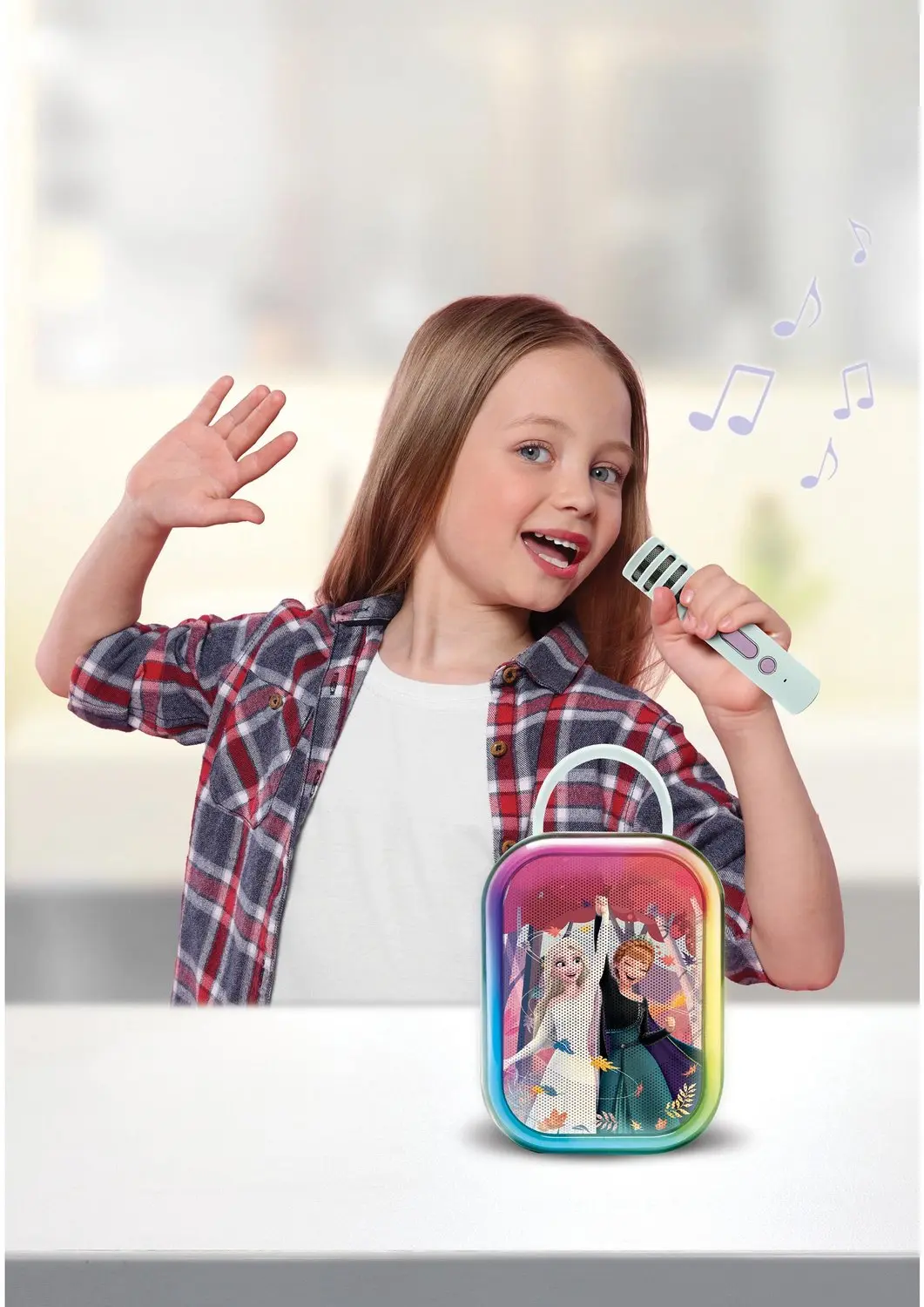 Lexibook Frozen Bluetooth Karaoke BTC030FZ - Blauw - afbeelding 3 van 6