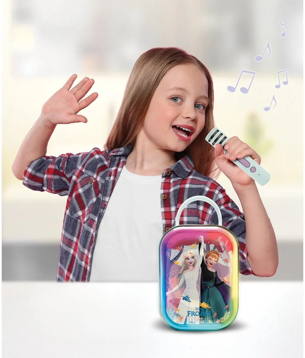 Lexibook Frozen Bluetooth Karaoke BTC030FZ - Blauw - afbeelding 6 van 6