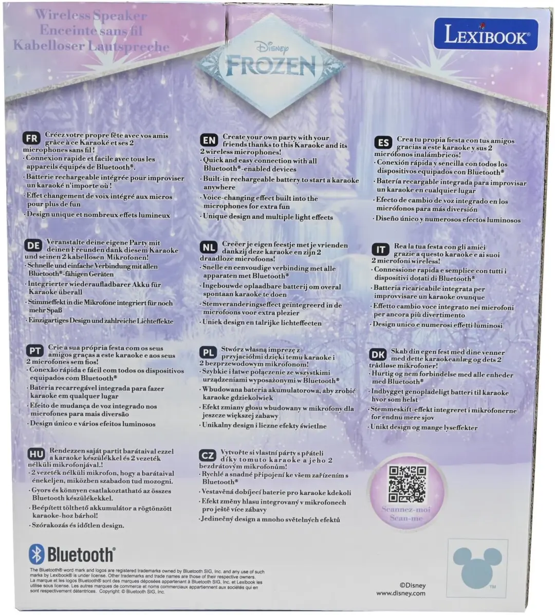 Lexibook Frozen Bluetooth Karaoke BTC030FZ