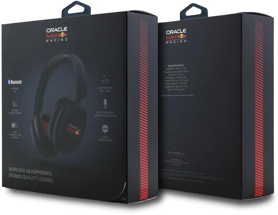 Red Bull Iconic Draadloze Hoofdtelefoon - Bluetooth 5.3 - afbeelding 3 van 5