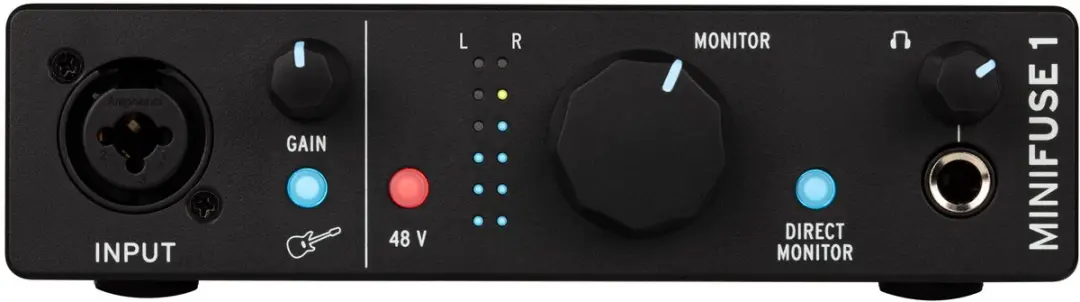 Arturia MiniFuse 1 Black USB audio interface - afbeelding 2 van 4