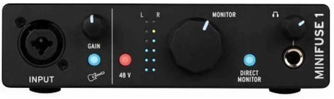Arturia MiniFuse 1 Black USB audio interface